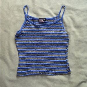 Stripped Blue/ Green Tank